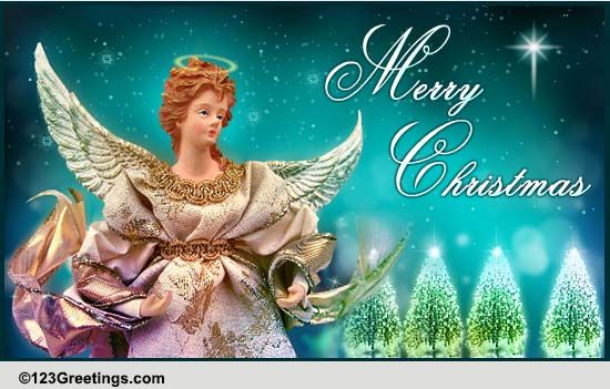 Send Christmas Angel Blessings... Free Angel eCards, Greeting Cards ...