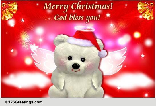 An Angel Bear For X'mas!