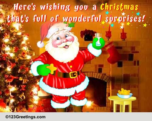 Wonderful Surprises... Free Christmas Eve eCards, Greeting Cards | 123 ...