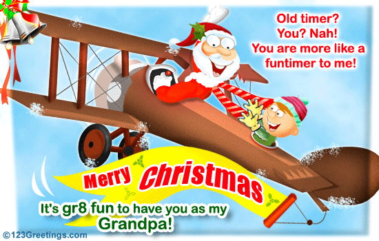 Merry Christmas, Grandpa!