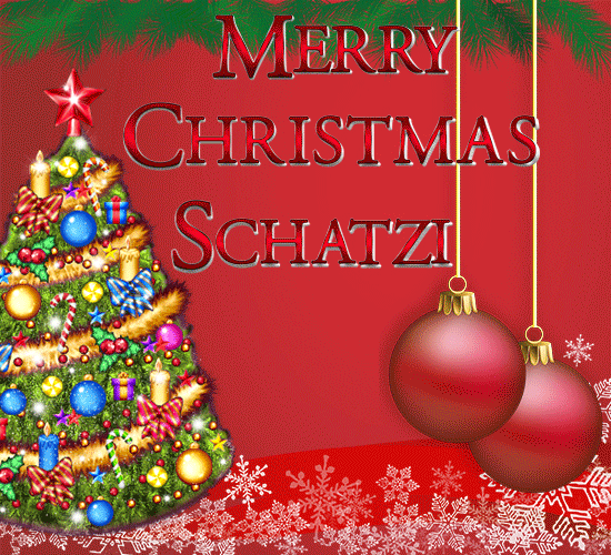 Merry Christmas Schatzi.