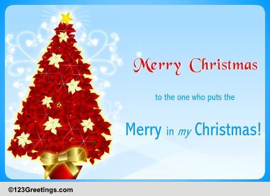 Merry Christmas And Happy New Year! Free Flowers eCards, Greeting Cards ...