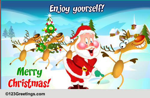 Santa & His Star Bucks! Free Humor & Pranks eCards | 123 Greetings