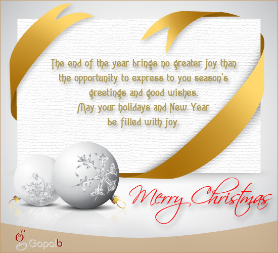 Good Wishes For Xmas. Free Business Greetings eCards, Greeting Cards