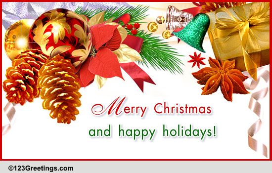 Send Christmas Wishes! Free Business Greetings eCards, Greeting Cards ...