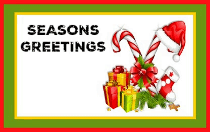 Season’s Greetings From Santa Claus.