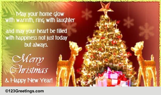 May Your Home Glow With Warmth... Free Social Greetings eCards | 123 ...
