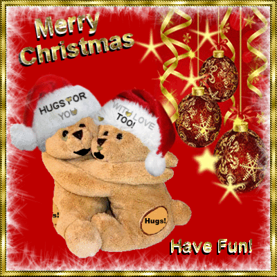 Christmas Hugs & Love! Free Hugs eCards, Greeting Cards | 123 Greetings
