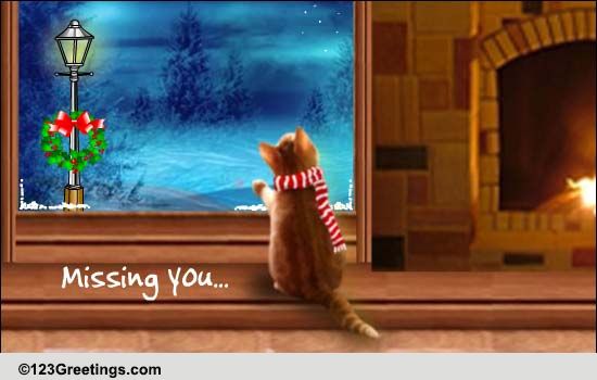 Christmas Miss You Cards, Free Christmas Miss You Wishes, Greeting ...