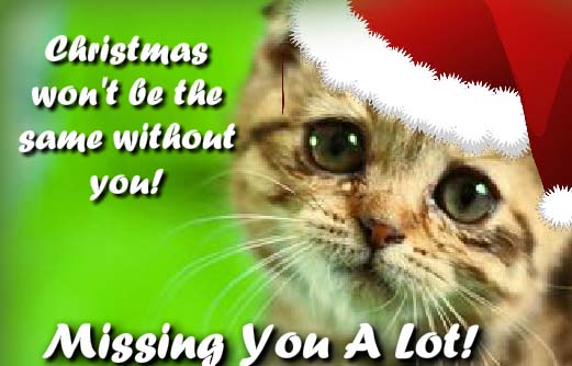 Missing You A Lot On Christmas! Free Miss You eCards, Greeting Cards ...