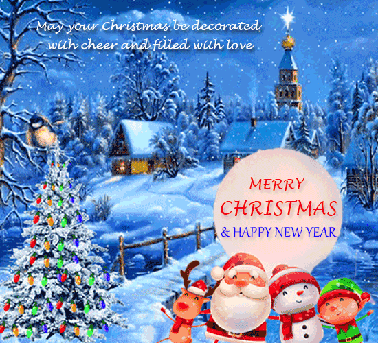 Warm Christmas Wishes And New Year. Free Merry Christmas Wishes eCards |  123 Greetings