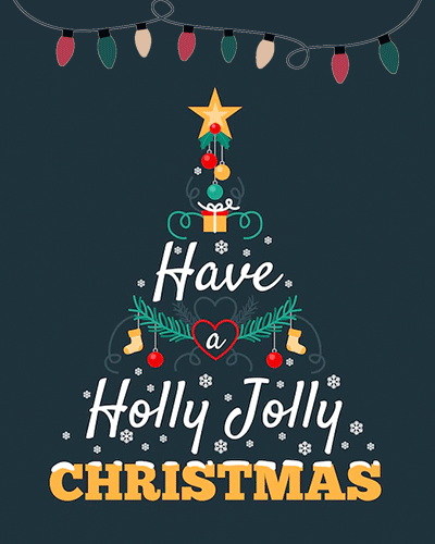 Have A Holly-Jolly Christmas..