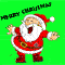 Merry Christmas! Dancing Santa Ecard.