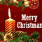Merry Christmas Wishes With Candle