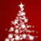 Sparkling Star Merry Christmas Tree.