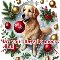 Golden Retriever Dog Christmas Card