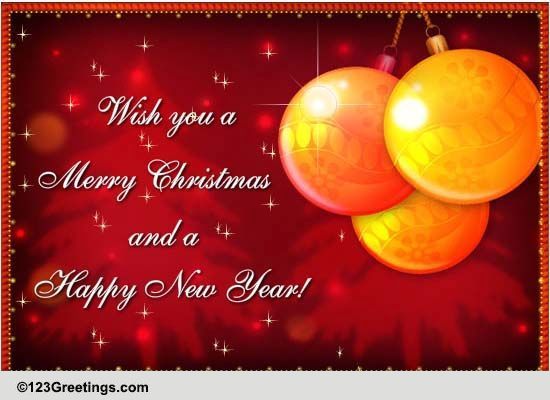 Merry Christmas Greetings! Free Merry Christmas Wishes eCards | 123 ...
