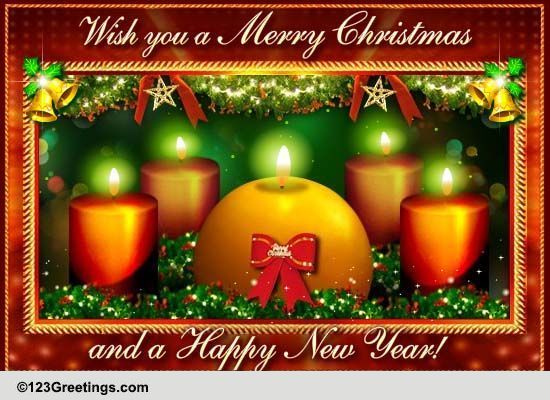 Wishes For Peace, Love And Joy! Free Merry Christmas Wishes eCards ...