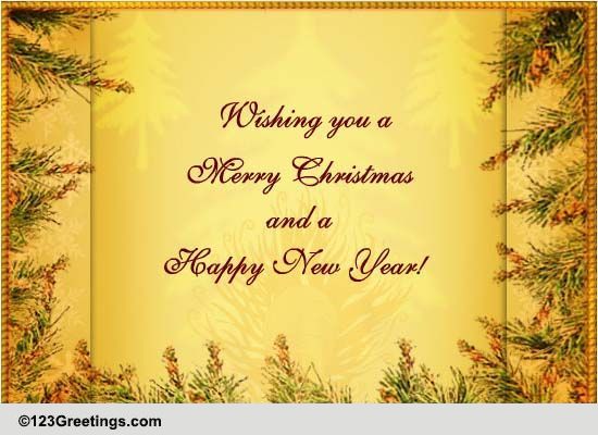 Classic Christmas Greeting!