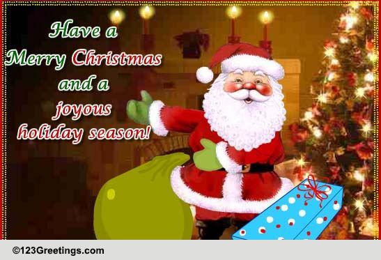 Jingle Bells! It's Christmas Time! Free Merry Christmas Wishes eCards ...