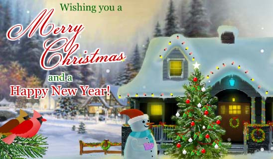 Send Merry Christmas Greetings!