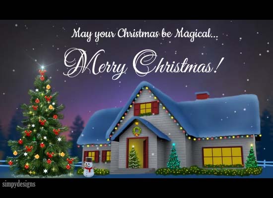 Merry Christmas Wishes Cards, Free Merry Christmas Wishes | 123 Greetings