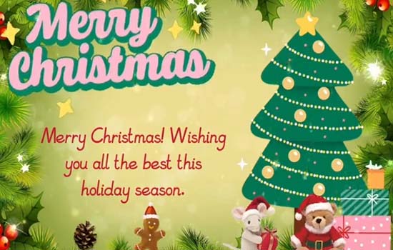 Wishing You The Best This Christmas. Free Merry Christmas Wishes eCards ...