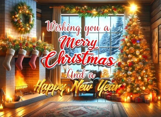Christmas Wishes: Peace, Love & Joy.