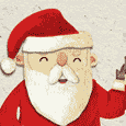 Santa And Pop Up Card