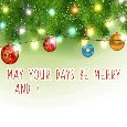 Merry &#x26; Bright Christmas Card