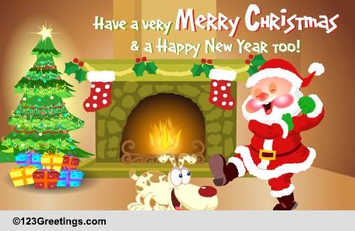 Look Who's Here... Free Santa Claus eCards, Greeting Cards | 123 Greetings