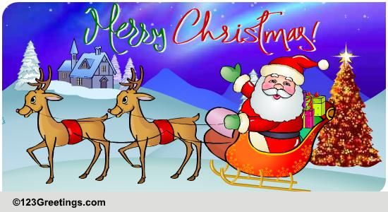 Christmas Wishes From Santa! Free Santa Claus eCards, Greeting Cards ...