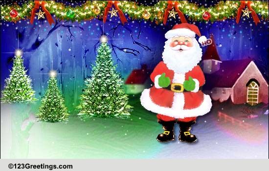 Santa Christmas Hugs!
