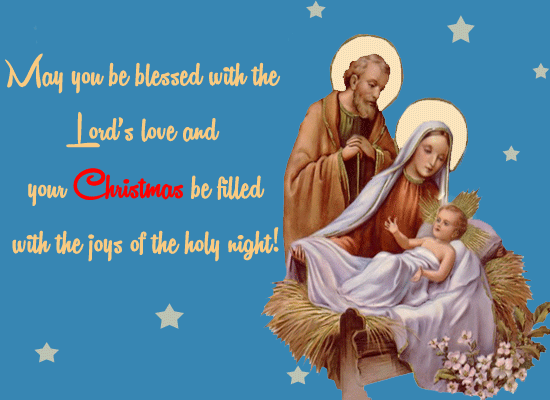 Holy Night! Free Religious Blessings eCards, Greeting Cards | 123 Greetings
