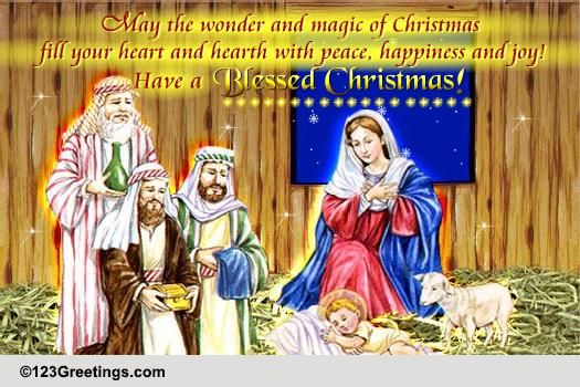 Peace, Happiness 'N Joy... Free Religious Blessings eCards | 123 Greetings