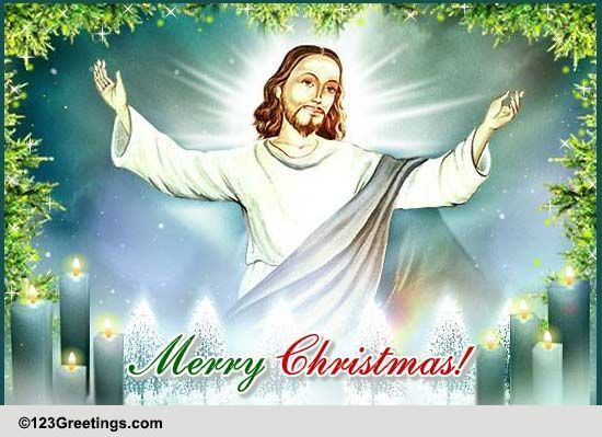 God's Blessings On Christmas... Free Religious Blessings eCards | 123 ...