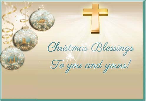 Christmas Religious Blessings Cards, Free Christmas Religious Blessings