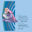 Nun At Christmas, Blessed Mother.