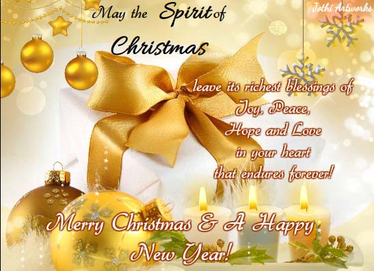 The Blessings Of The Christmas Spirit! Free Spirit of Christmas eCards ...