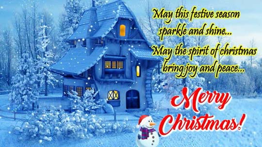 May This Festive Season Shine... Free Spirit of Christmas eCards | 123 ...