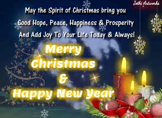 Heavenly Blessings Of Christmas! Free Spirit of Christmas eCards | 123 ...