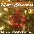 Merry Christmas, Red Decorations.