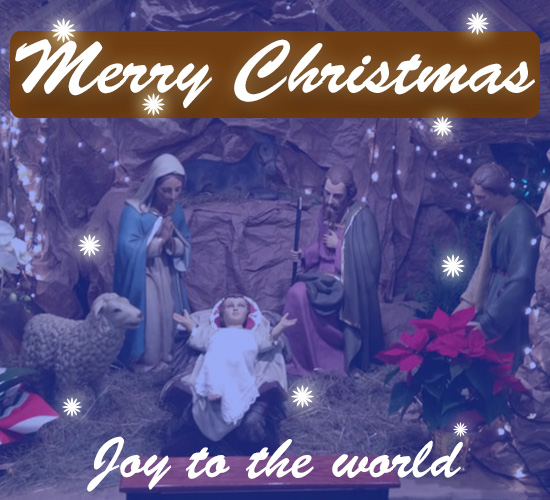 Merry Christmas,  Joy To The World.