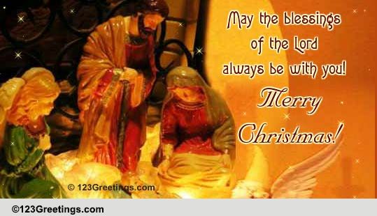 Christ Is Born... Free Nativity Scene eCards, Greeting Cards | 123 ...
