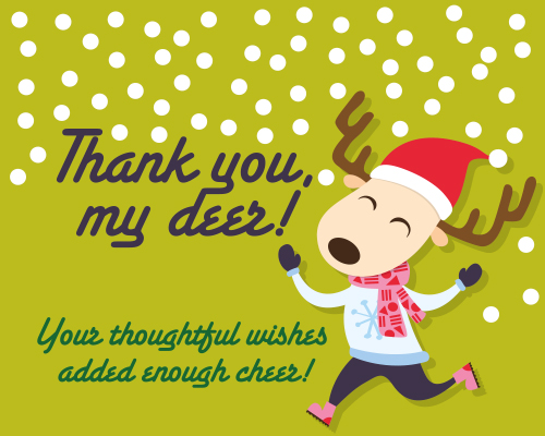 Thank You Deer. Free Thank You eCards, Greeting Cards | 123 Greetings