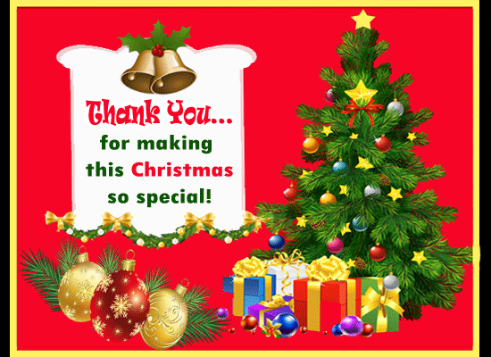 Christmas Special Thank You... Free Thank You eCards, Greeting Cards