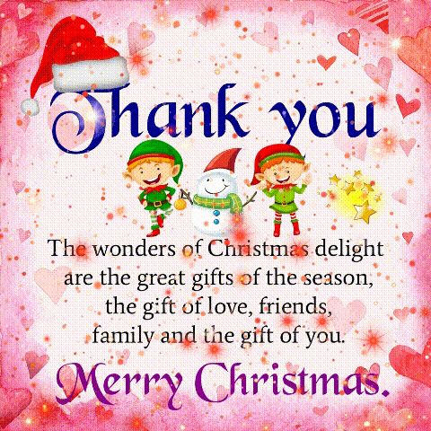 Wonderful Christmas Thank...