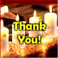 Thanks With Bright Candles!