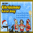 Happy Christmas Carol Day Card For You.