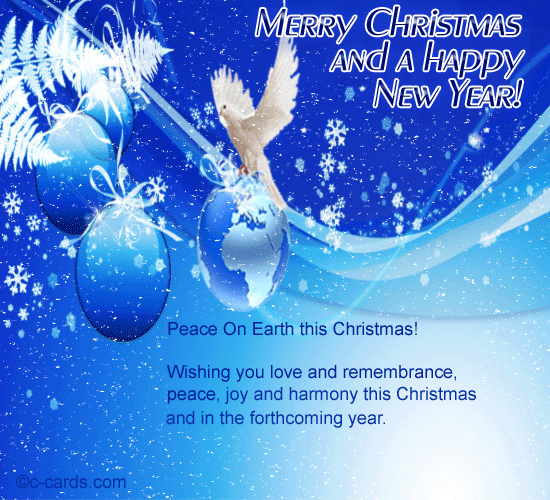 Peace On Earth. Free English eCards, Greeting Cards | 123 ...